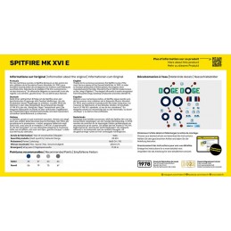 Spitfire MK XVI E 1/72 Heller + colle et peintures Heller HEL-56282 - 2