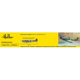 Spitfire MK XVI E 1/72 Heller + colle et peintures Heller HEL-56282 - 4