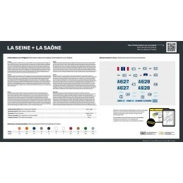 Coffret bateaux La Seine + La Saône 1/400 Heller Heller HEL-85050 - 3