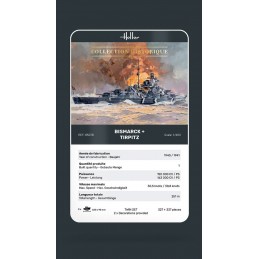 Coffret bateaux Bismarck + Tirpitz 1/400 Heller Heller HEL-85078 - 4