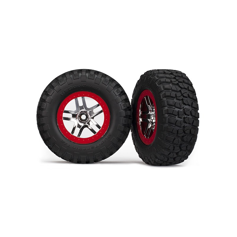 Pneus BFGoodrich + jante SCT Slash/Slayer (2) Traxxas Traxxas TRX-6873A - 1