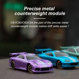 Micro Drift Purple 1/76 RTR Turbo Racing Turbo Racing TB-C61 - 5