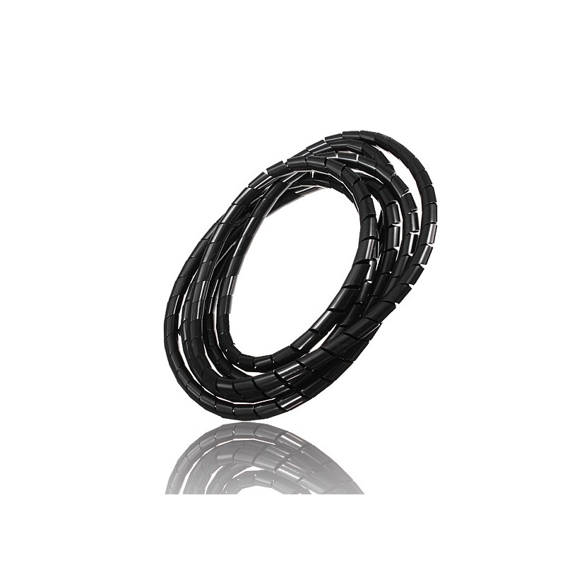 Black Spiral Sheath 12mm - 2m  A-GAINE-S12 - 1