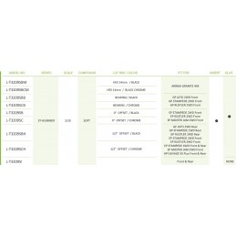 Pneus ST-Hummer + Jantes Noir 2.8" 1/10 (x2) Louise RC Louise RC L-T3209SB - 4