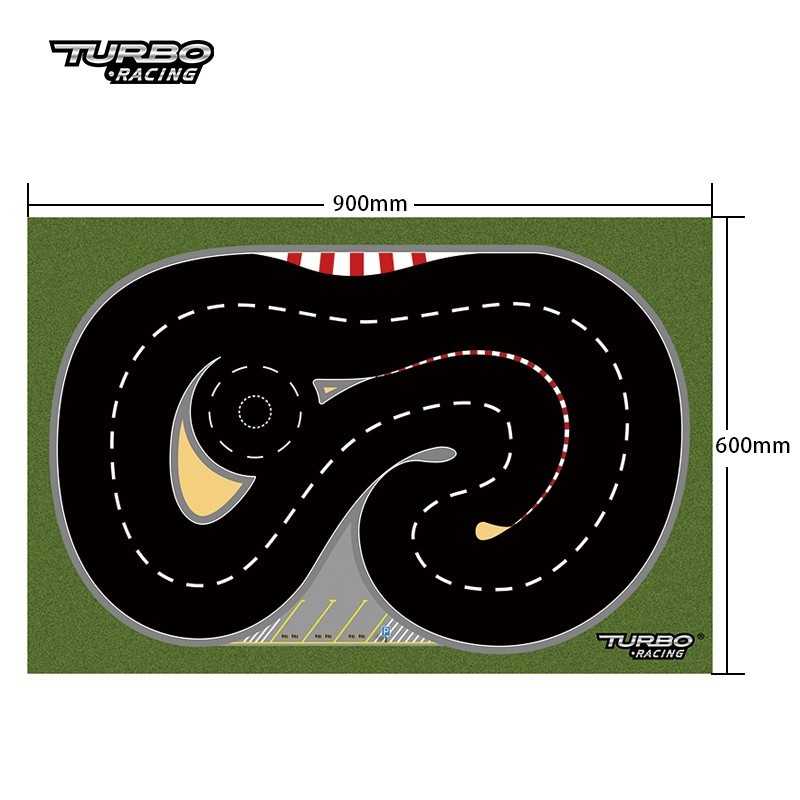 Piste spéciale Drift pour Turbo Racing Micro Rally 1/76 (60x90 cm) Turbo Racing TB-760148 - 1