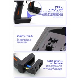 Micro Monster Truck Police 1/76 RTR Turbo Racing Turbo Racing TB-C82 - 6