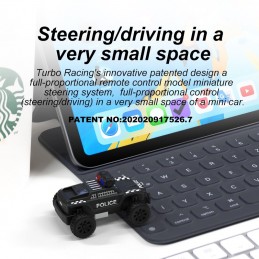 Micro Monster Truck Police 1/76 RTR Turbo Racing Turbo Racing TB-C82 - 2