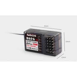R6FG V5 RadioLink 6-way surface receiver RadioLink RDL-0-R6FG - 2