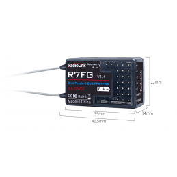 R7FG V1.4 RadioLink 7-Way Surface Receiver RadioLink RDL-0-R7FG - 2