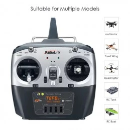 T8FB BT 2.4Ghz 8-Channel Radio + R8EF RadioLink RadioLink RDL-T8FB-BT-SET - 5