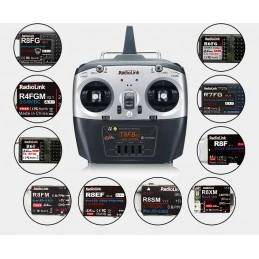 T8FB BT 2.4Ghz 8-Channel Radio + R8EF RadioLink RadioLink RDL-T8FB-BT-SET - 8