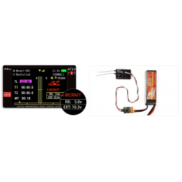Radio AT10II  2.4Ghz 12 voies + R12DS + PRM-01 RadioLink RadioLink RDL-AT10II-SET - 5