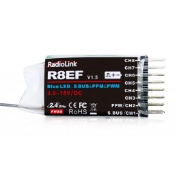 R8EF RadioLink 8-Way Receiver RadioLink RDL-0-R8EF - 1