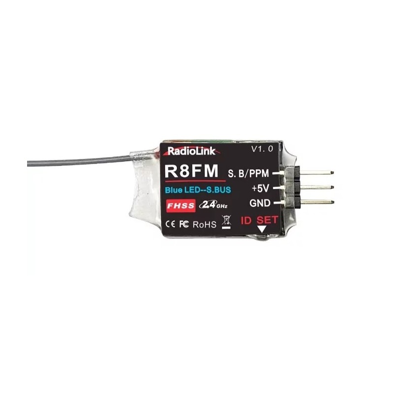 Récepteur 8 voies R8FM signal SBUS/PPM RadioLink RadioLink RDL-0-R8FM - 1