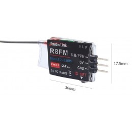Récepteur 8 voies R8FM signal SBUS/PPM RadioLink RadioLink RDL-0-R8FM - 3