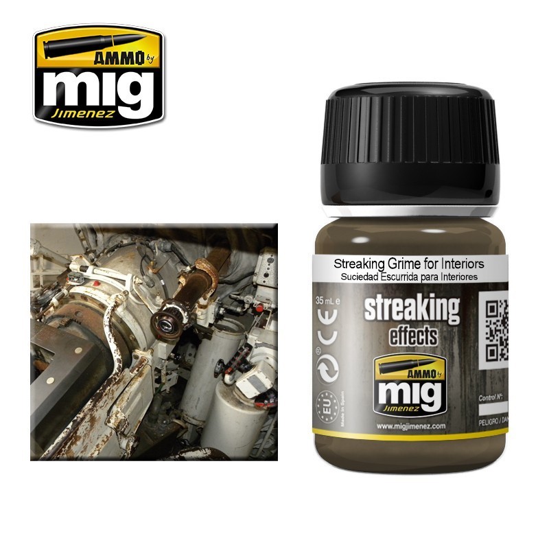 STREAKING Dirt for Interiors 35ml Mig AMMO - MIG Jimenez A.MIG-1200 - 1
