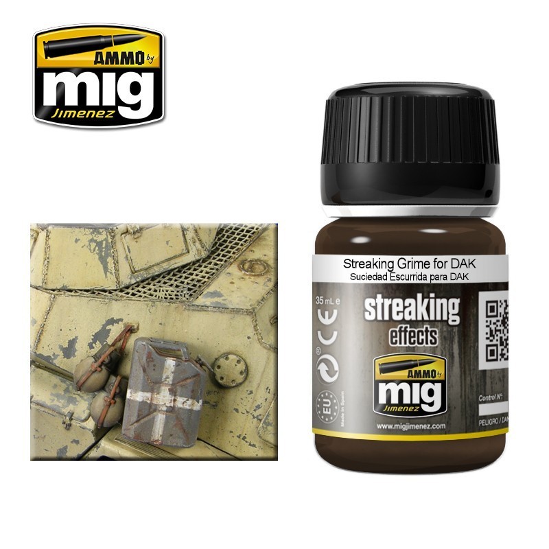 STREAKING Dirt for D.A.K. 35ml Mig AMMO - MIG Jimenez A.MIG-1201 - 1