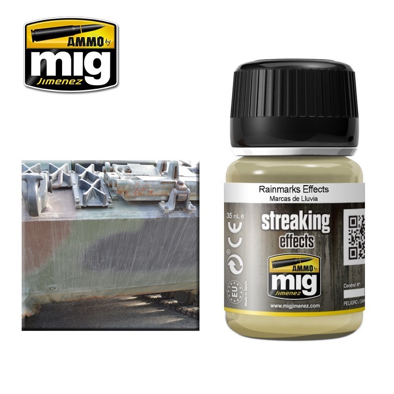 STREAKING Rain Mark Effects 35ml Mig AMMO - MIG Jimenez A.MIG-1208 - 1