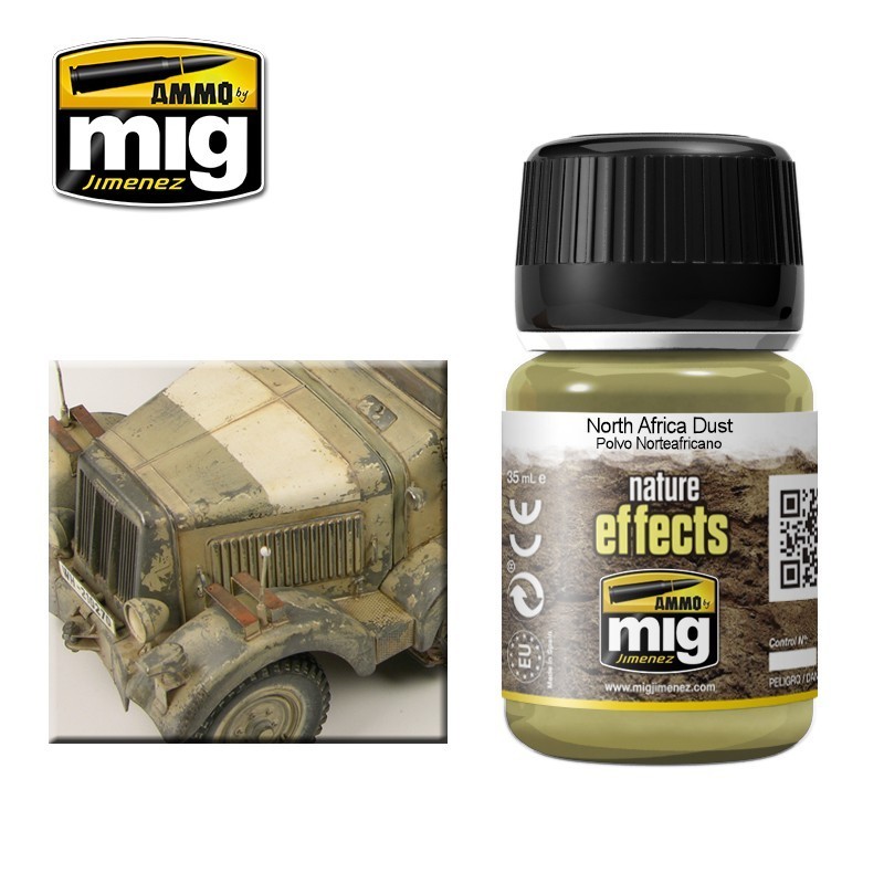 NATURE EFFECTS Light Beige Dust North Africa 35ml Mig AMMO - MIG Jimenez A.MIG-1404 - 1
