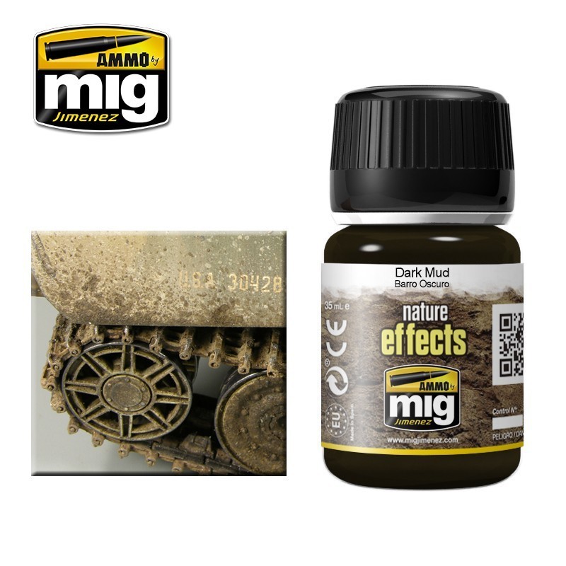 NATURAL EFFECTS Black Mud 35ml Mig AMMO - MIG Jimenez A.MIG-1405 - 1
