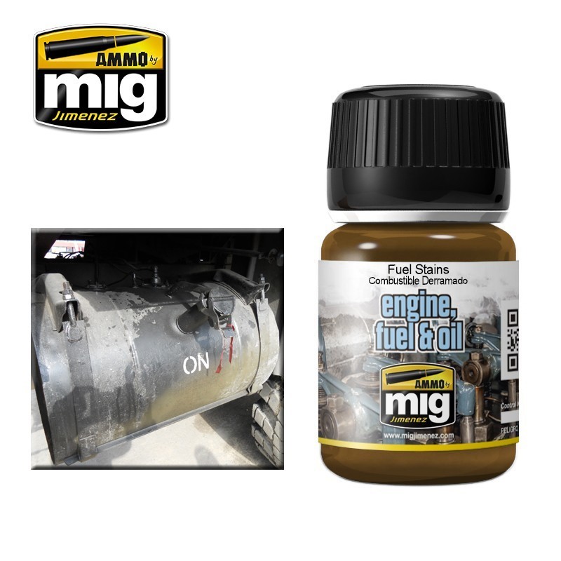 NATURE EFFECTS Fuel Stains 35ml Mig AMMO - MIG Jimenez A.MIG-1409 - 1