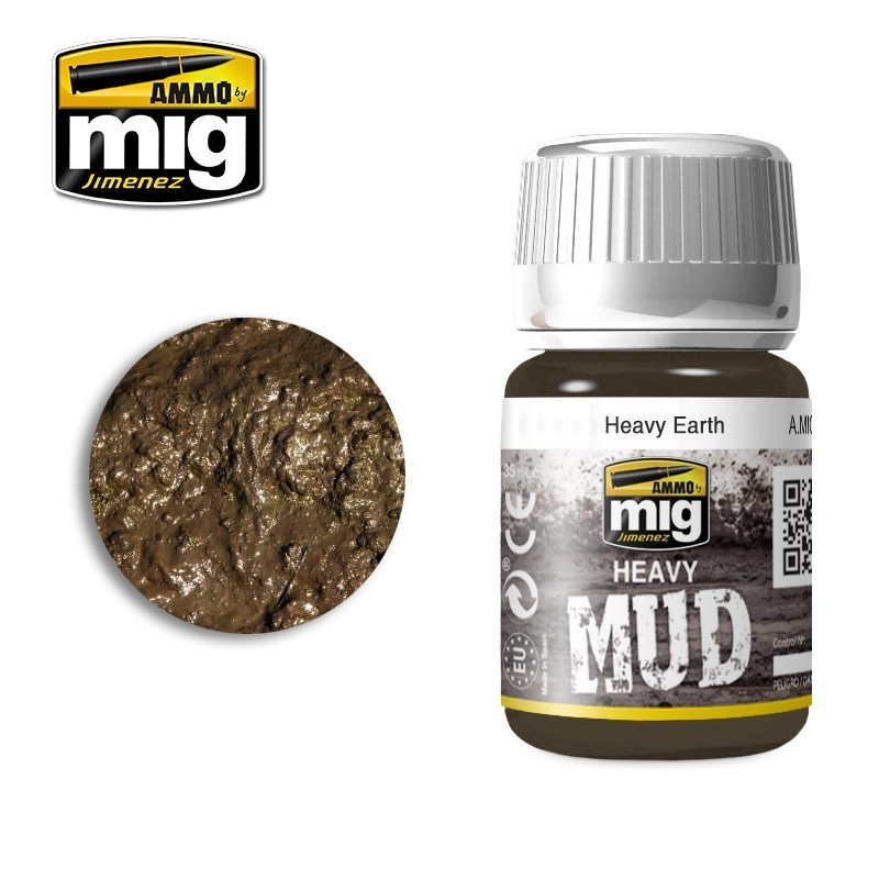MUD Heavy Earth Mud 35ml Mig AMMO - MIG Jimenez A.MIG-1704 - 1