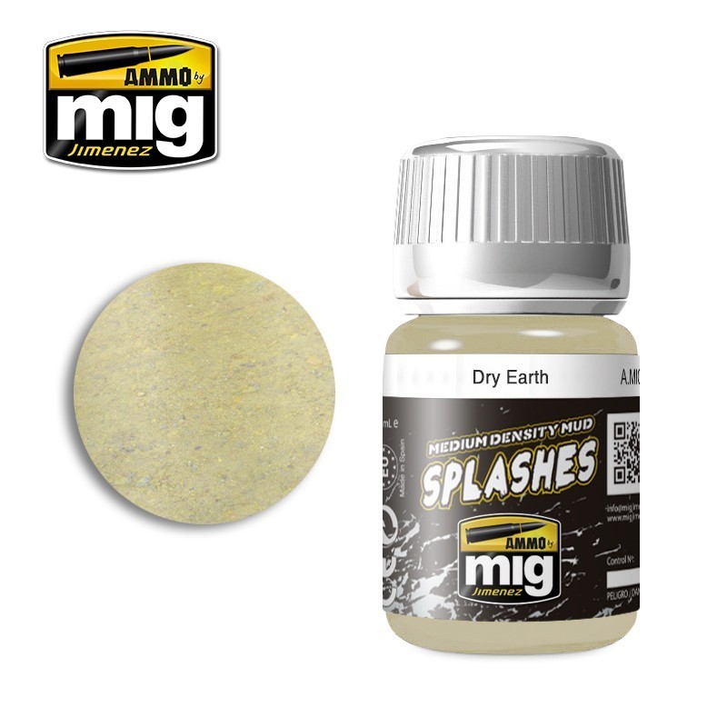 SPLASHES Dry Earth Splashes 35ml Mig AMMO - MIG Jimenez A.MIG-1750 - 1