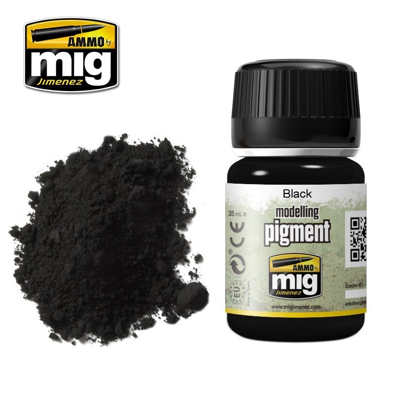 PIGMENT Noir 35ml Mig AMMO - MIG Jimenez A.MIG-3001 - 1