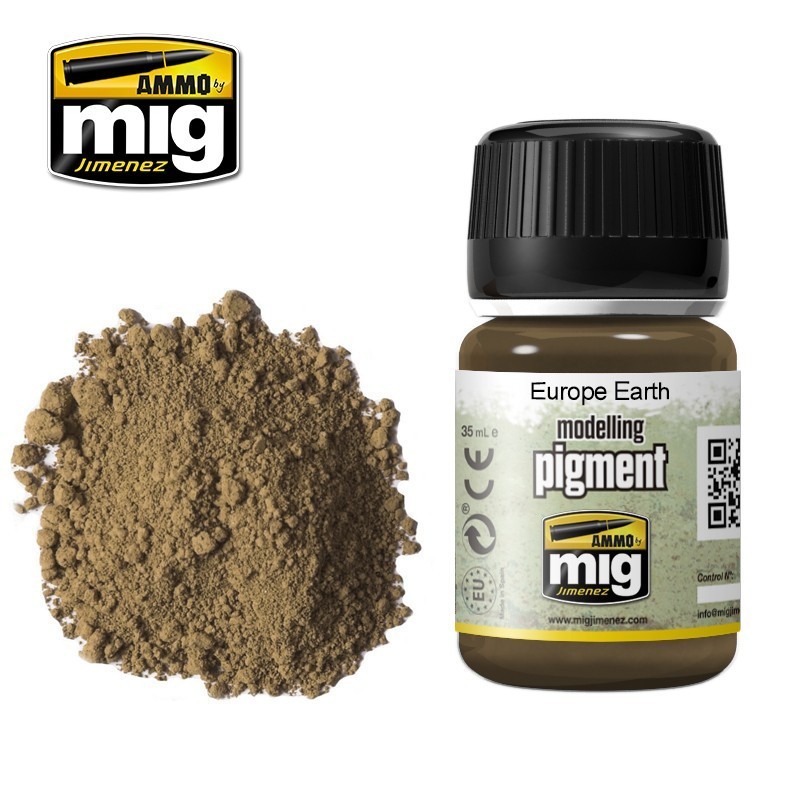 PIGMENT Earth Europe 35ml Mig AMMO - MIG Jimenez A.MIG-3004 - 1