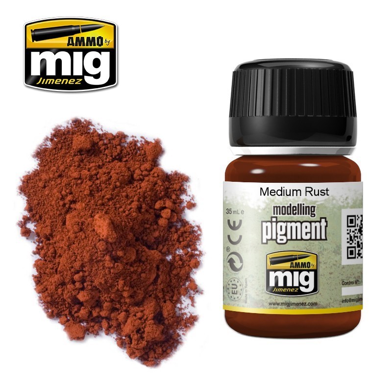 PIGMENT Medium Rust 35ml Mig AMMO - MIG Jimenez A.MIG-3005 - 1