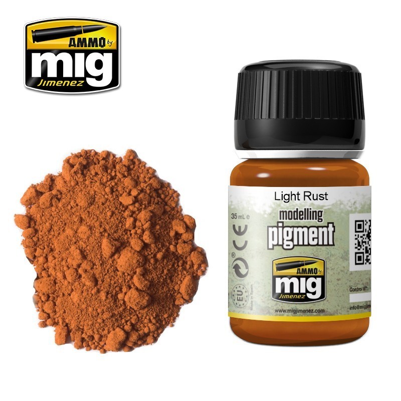 PIGMENT Rouille claire 35ml Mig AMMO - MIG Jimenez A.MIG-3006 - 1