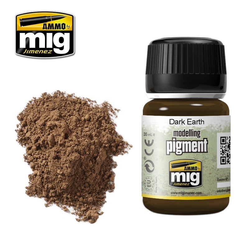 PIGMENT Dark Earth 35ml Mig AMMO - MIG Jimenez A.MIG-3007 - 1