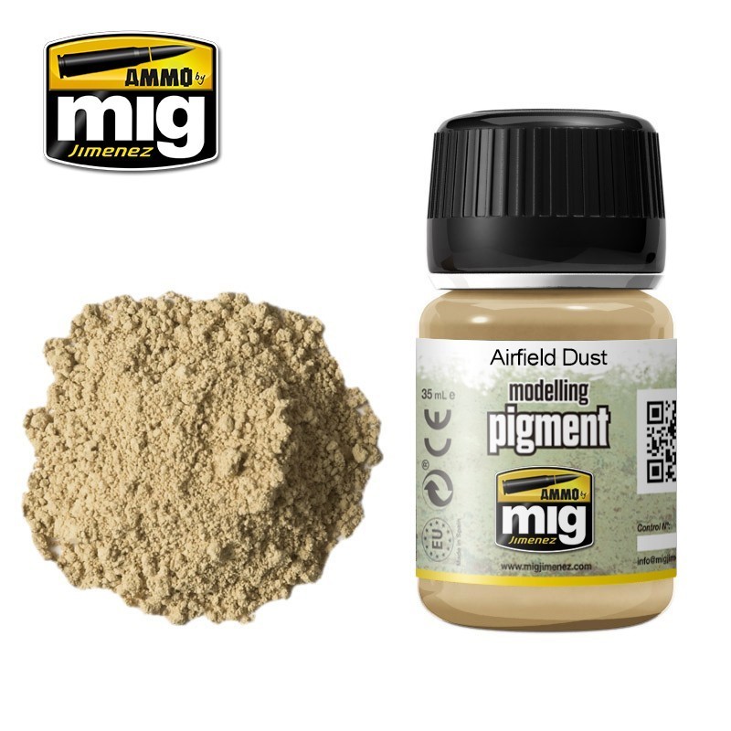 PIGMENT Airfield Dust 35ml Mig AMMO - MIG Jimenez A.MIG-3011 - 1