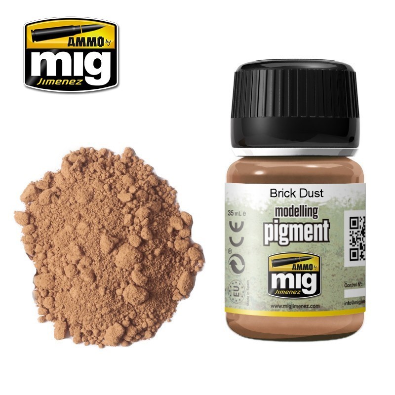 PIGMENT Poussière de brique 35ml Mig AMMO - MIG Jimenez A.MIG-3015 - 1