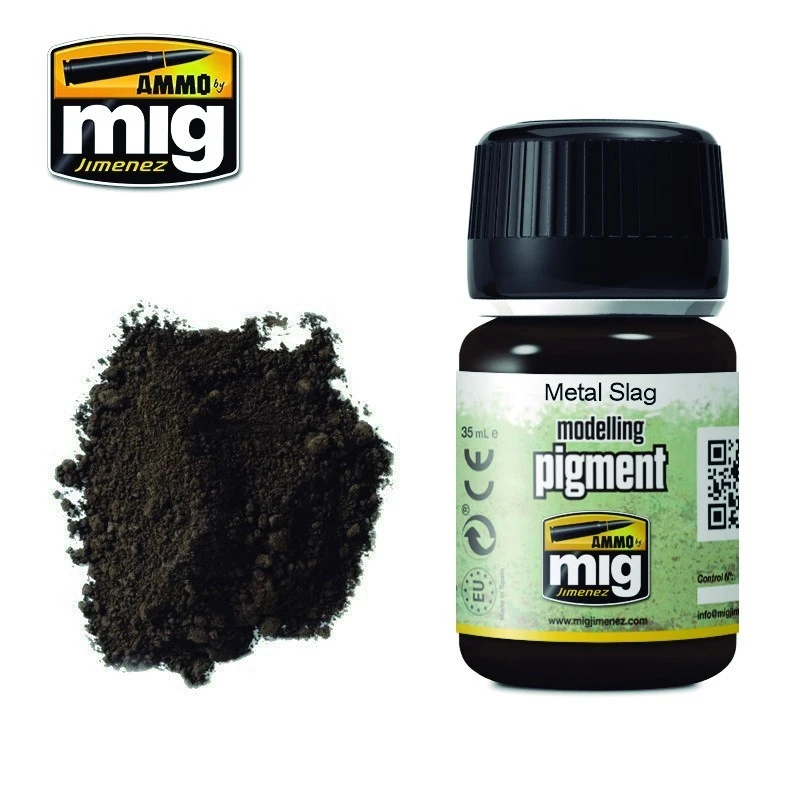 PIGMENT Metal Slag 35ml Mig AMMO - MIG Jimenez A.MIG-3020 - 1