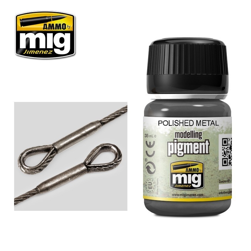 PIGMENT Métal Poli 35ml Mig AMMO - MIG Jimenez A.MIG-3021 - 1