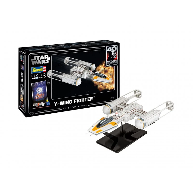 Y-wing Fighter Star Wars 1/72 + Revell paintings Revell 05658 - 1 Y-wing Fighter Star Wars 1/72 + Revell paintings Revell 05658 - 1