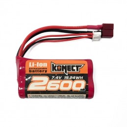 Li-ion Battery 7.4V 2600mAh (Dean) STX Funtek Konect Konect KN-LI0742600 - 1