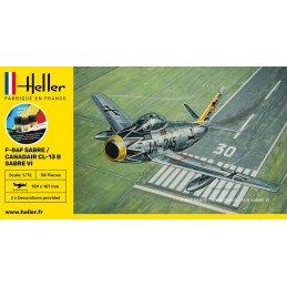 F-86F Sabre / Canadair CL-13 B Sabre VI 1/72 Heller + glue and paints Heller HEL-56277 - 2