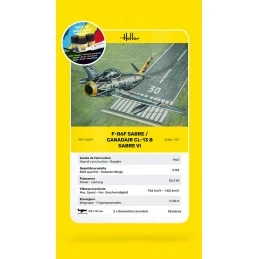 F-86F Sabre / Canadair CL-13 B Sabre VI 1/72 Heller + glue and paints Heller HEL-56277 - 4