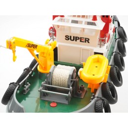 Bateau Remorqueur Work Boat avec jet d'eau RTR Heng Long  HL3810 - 4