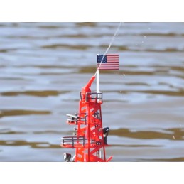 Bateau Remorqueur Word Boat avec jet d'eau RTR Heng Long  HL3810 - 15