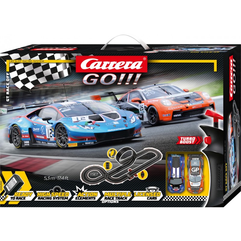 GT Race OFF slot 1/43 Carrera GO!! Carrera 20062550 - 1