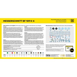 Messerschmitt BF 109 K-4 1/72 Heller + colle et peintures Heller HEL-56229 - 3