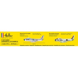 F-86F Sabre / Canadair CL-13 B Sabre VI 1/72 Heller Heller HEL-80277 - 3