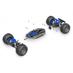 Stampede 4x4 BL-2s 1/10 RTR Traxxas Traxxas TRX-67154-4 - 12