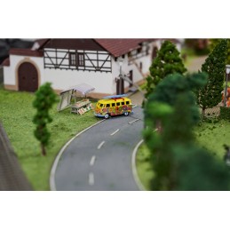 Bus Volkswagen T1 Flower Power 2.4GHz RTR 1/87 Carson Carson 500504150 - 11