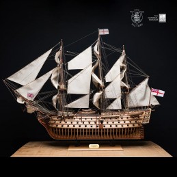 Boat HMS Victory 1/87 wood construction kit OcCre OcCre PR001 - 1
