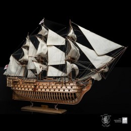 Boat HMS Victory 1/87 wood construction kit OcCre OcCre PR001 - 2