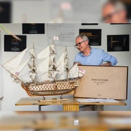 Boat HMS Victory 1/87 wood construction kit OcCre OcCre PR001 - 3